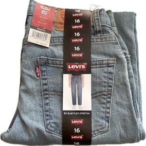LEVI’S 511 Slim youth Jeans 16 28x30 NWT